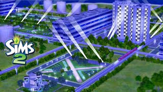 CONSTRUINDO UMA CIDADE FUTURISTA DO ZERO NO THE SIMS 2