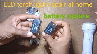 LED torch repair at home.