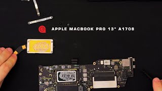 MacBook Pro 13” A1708  чистка и замена термопасты.