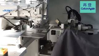 Fully automatic pleating machine