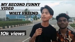 My second funny video 😅 with my friend #funny #video