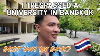 No Itinerary Day: VISITING A UNIVERSITY IN BANGKOK | Marvin Samaco