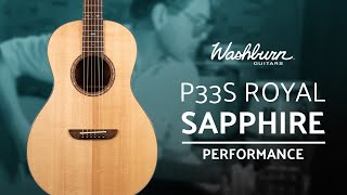 Acoustic Guitar Performance Demo- Washburn P33S Royal Sapphire -Cody Brooks  "iToro"