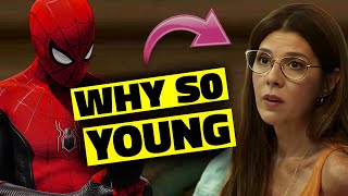 Why aunt may is so young in Spiderman 🤔