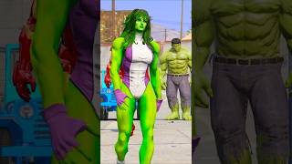 GTA V SHEHULK CHEATED ON HULK WITH IRONMAN #shorts | Maheshwar Gamerz