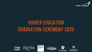 Exeter College Higher Education Graduation Ceremony 2020