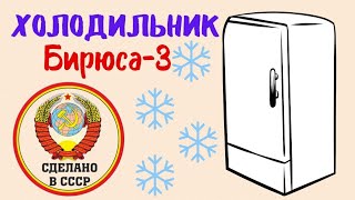 Советский холодильник Бирюса-3 полный разбор