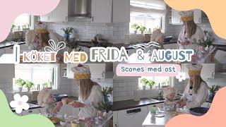 I köket med Frida och August - Scones med ost