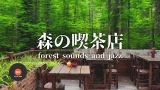 Ambient sounds + JAZZ Gentle Forest sounds Relaxing work/study CAFE MUSIC - BGM for work☕