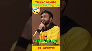 Techno Gamerz की 3 सबसे 😍 पसंदीदी Car || #shorts #viral #technogamerz