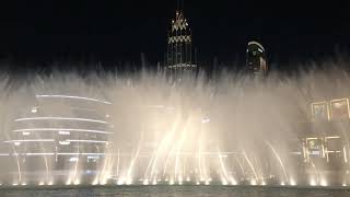 Amazing Dancing Fountain Show in Dubai