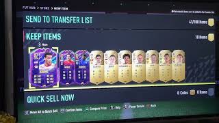 I packed 3 future stars in one pack, 85+ 10 players pack opening #Fifa22