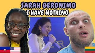 REACTION TO Sarah Geronimo - I Have Nothing (Live Jewelmer's 40th Anniversary) | FIRST TIME WATCHING