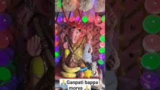 ganpati bappa in my house #viral #trending #decoration #ganesh #ganpatibappamorya #viralshorts