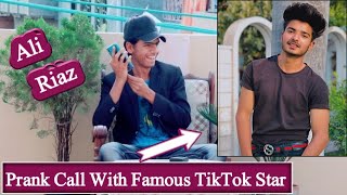 Prank Call With Famous TikTok Star Ali Riaz / Very Funny Prank / Pindi Gang