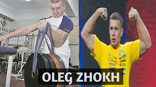 OLEGA ZHOKH VERY STRONG TRAINING!  HE RETURNS TO ARMRESTLING.