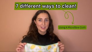 How To Use A Microfibre Cloth In 7 Different Ways!