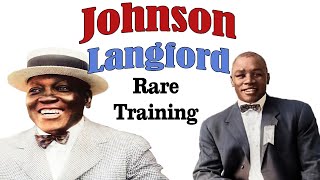 Jack Johnson & Sam Langford RARE Training in COLOR