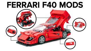 EASY MODS FOR YOUR FERRARI F40 | LEGO SPEED CHAMPIONS #76934