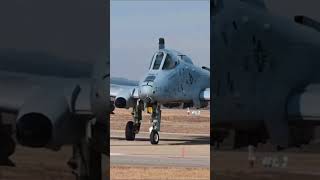 Watch the A-10 Thunderbolt II Takeoff Process #military #shorts #usa