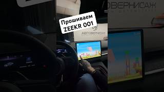 Прошиваем zeekr 001 ставим русификацию игры навигатор youtube зикр