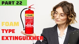 What is a Foam Extinguisher? #safetyin180sec PART 22 #sundeepkumaronline #firesafetyclasses #foam