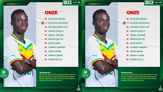 Sénégal Vs Gambie Voici Les 11 Joueurs Choisi Pour Ce Premier Match.