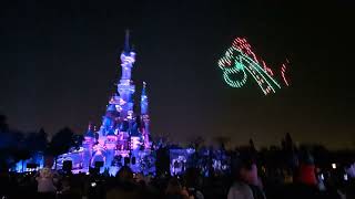 Disneyland Paris drone light show 2024