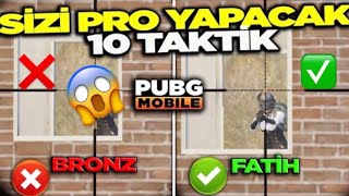 SİZİ PRO YAPACAK 10 TAKTİK!😱 NASIL PRO OLUNUR? | PUBG MOBİLE