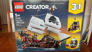 Lego creator pirate ship #31109