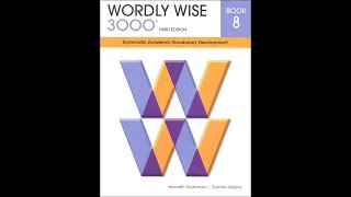 wordly wise 8   lesson 8   vocabulary discussion