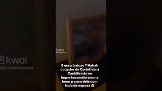 DJ Monaliny expõe vídeo no interior da casa do jogador Cantillo do Corinthians.