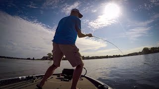 How to Catch HIGHLY Pressured Fish in the August Heat | Geist Reservoir Bass Fishing