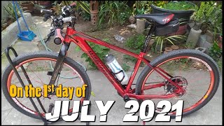 MAY MAINGAY PA RIN SA MTB KO KAHIT NAGPALIT NA NG CRANKS & CHAIN || On the 1st day of July 2021 ||