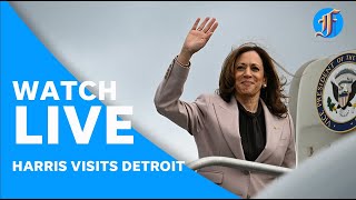 Live: Kamala Harris, Oprah Winfrey campaign in Detroit at 'Unite for America' event