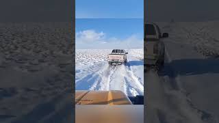 Toyota Hilux Pickup Truck in Winter: Controlled Skid