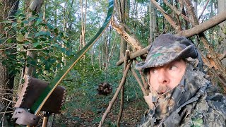 Setting up and Hunting with a 49 Year Old Trad Bow We Found at an Antique Store.