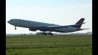 Delta A330-900 take off, AMS