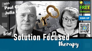 What is Solution Focused Therapy and How to Use It with Paul Grantham  SDS Thursday #solutionfocused