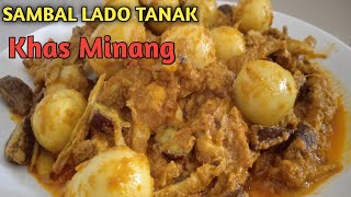 Cara membuat sambal lado Tanak khas minang