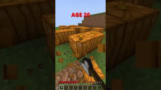 How To Escape Minecraft Traps At Every Age😮(INSANE)😍 #minecraft #shorts