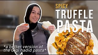 Dreamy Creamy Truffle Tomato Pasta *Fancy dinner idea*