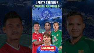 Update Transfer RESMI pemain BRI Liga 1 untuk putaran kedua #shorts