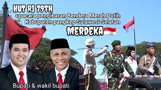 Pengibaran Bendera Merah Putih Di Lapangan Citra Mas Pangkep 🇲🇨Hut Indonesia 79th MERDEKAAAA🔥