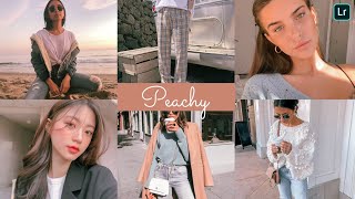 Peachy Preset - Free DNG | Lightroom Mobile Tutorial