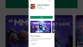 call of dragons new high graphics game for Android |#shorts