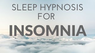 SLEEP HYPNOSIS FOR INSOMNIA with White Noise & Dark Screen for Sleep