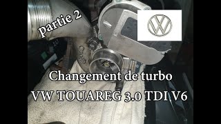 Changement de turbo VW TOUAREG 3.0 TDI V6, partie 2.