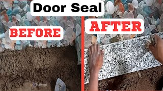 Bathroom door seal ||  door seal bathroom|| bathroom door seal kaise banaye