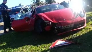 L'accident du footballeur M'Baye Niang en Ferrari